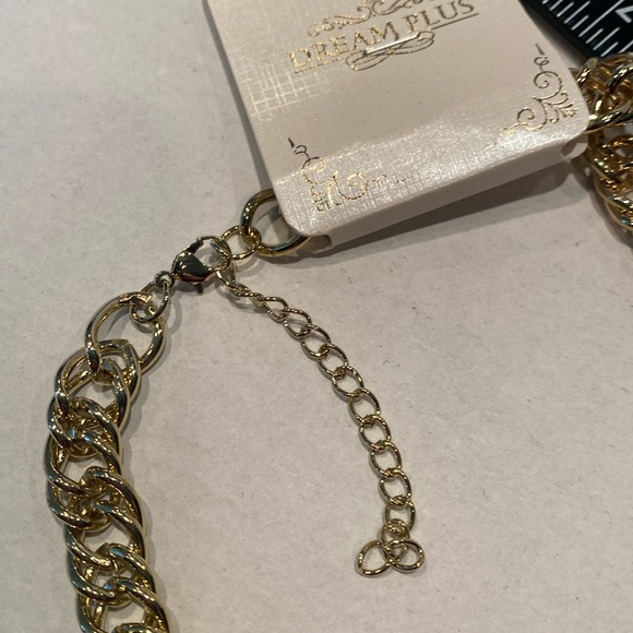 NWT Dream Plus Heavy Goldtone Metal Link Chain - Picture 4 of 4
